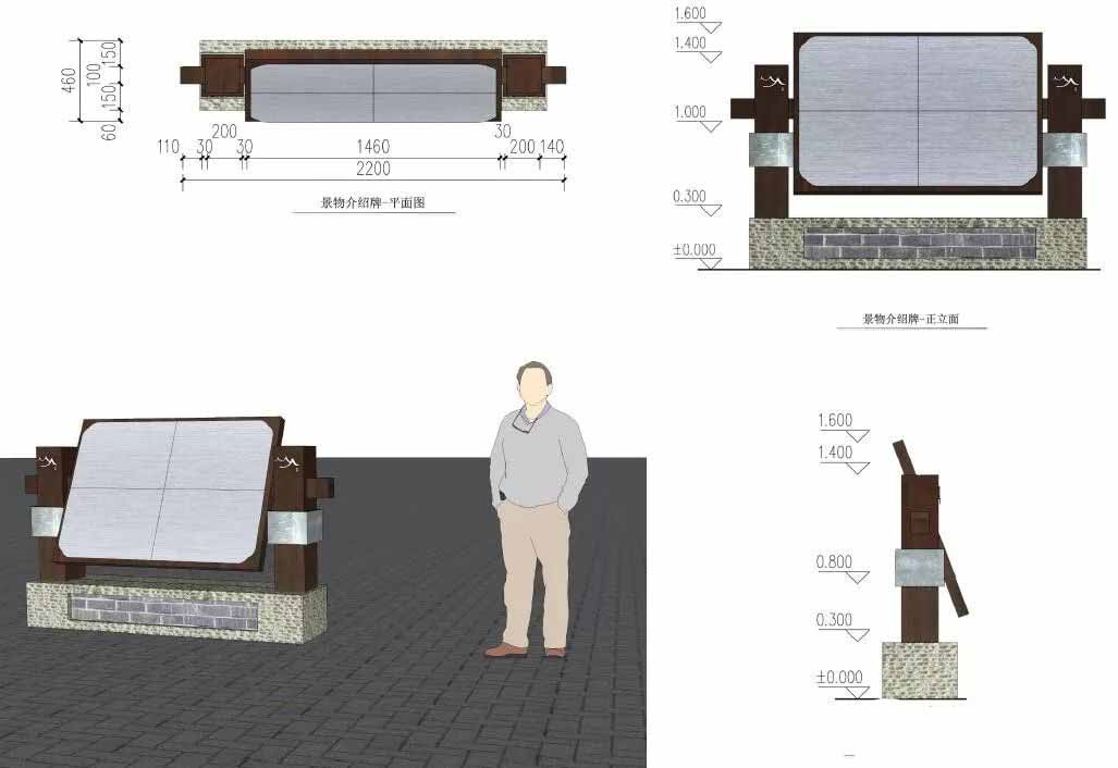 標識牌、景物介紹牌規(guī)劃設計